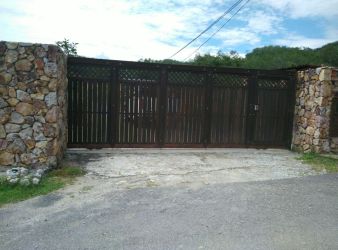 Front gate.