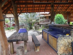 Kitchen and BBQ.